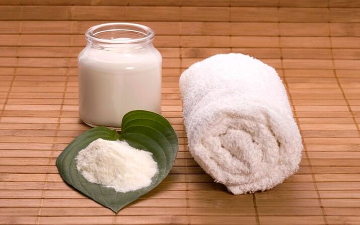 Baking soda and washcloth for compression penis enlargement