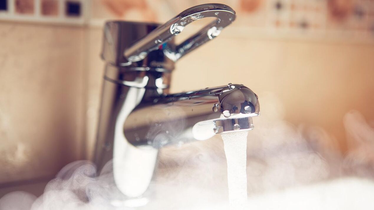 Steam your penis with a hot water tap before enlarging it with soda